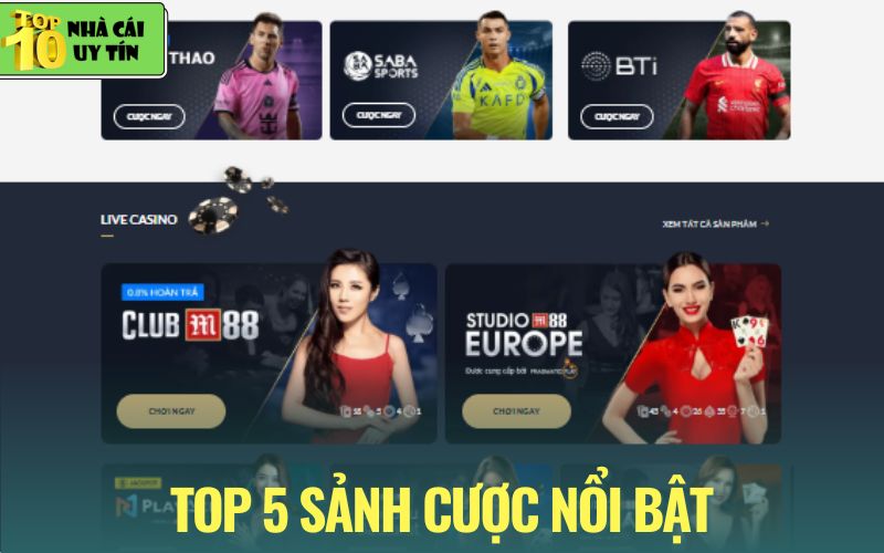 Hệ sinh thái cá cược phong phú làm hài lòng mọi cược thủ