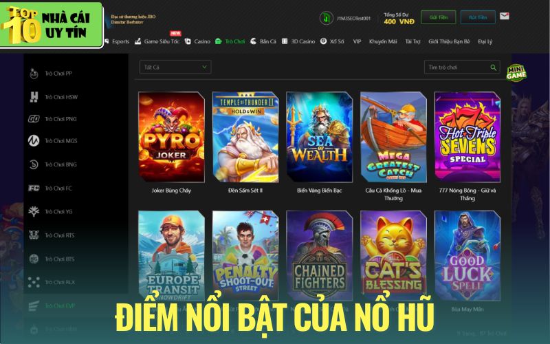 Nổ hũ online lại thu hút đông đảo người tham gia